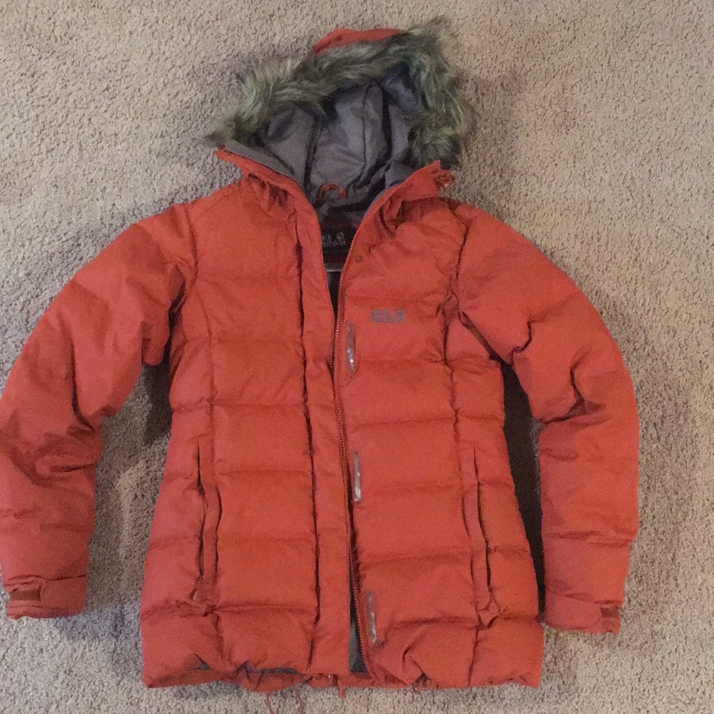 Jack wolf skin down puff jacket